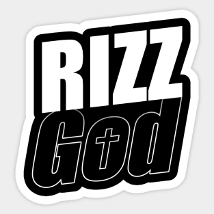 RIZZ GOD Sticker